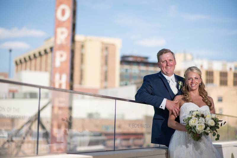 Romantic Rooftop Wedding At The Madison Museum Of Contemporary Art | Dan & Whitney