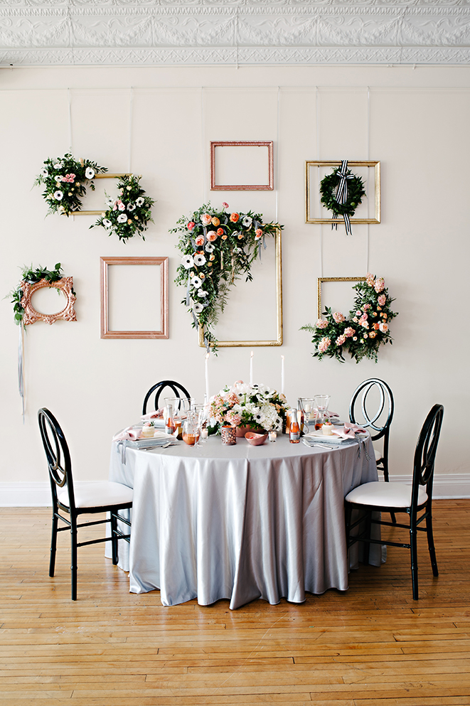 Wedding Scape | Chic Amour With Romantic Rose Gold, Copper & Marble Details
