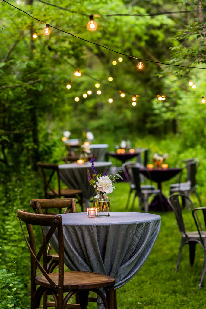 Moody Whimsical Woods Wedding Scape