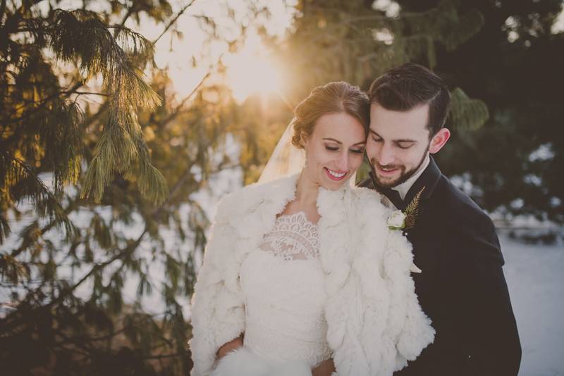 Elegant Winter Wedding In Rich Marsala Colors | Brittany + Kip