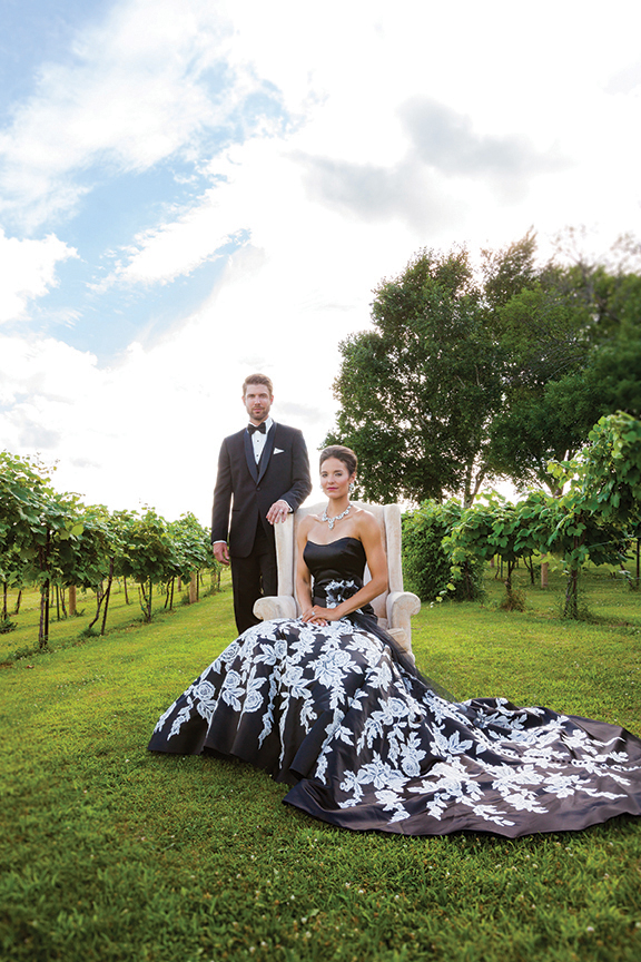 black wedding dress, black wedding gown
