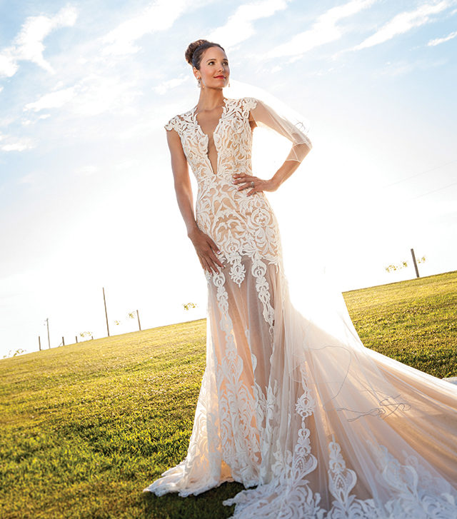 Ethereal Wedding Fashion Shoot In A Vineyard Along The Wisconsin Countryside