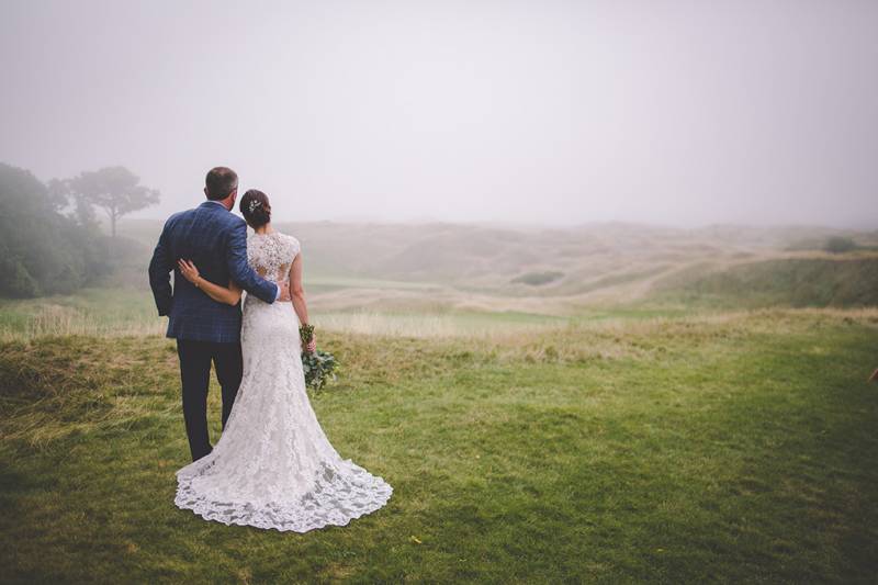 fog wedding, golf course wedding, whistling straits