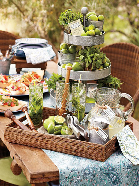 mojito bar, mojito station, beverage station