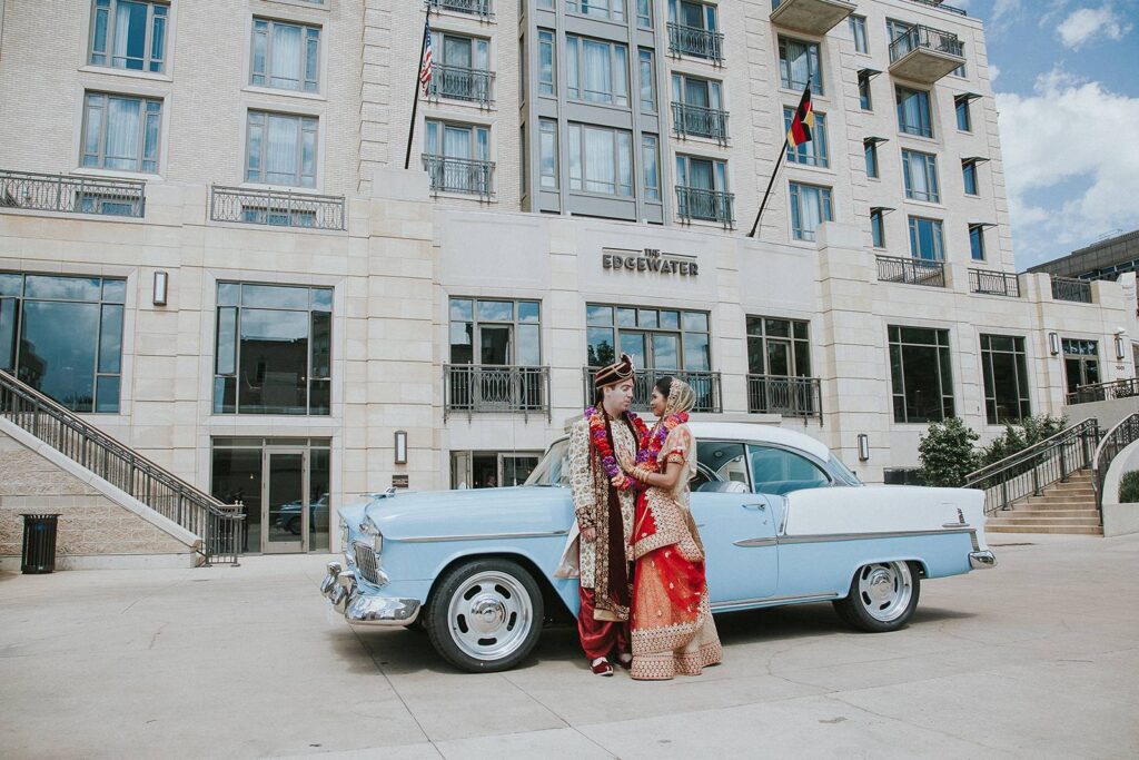 EAST INDIA MEETS ART DECO AT THE EDGEWATER | NIMA + DAVID