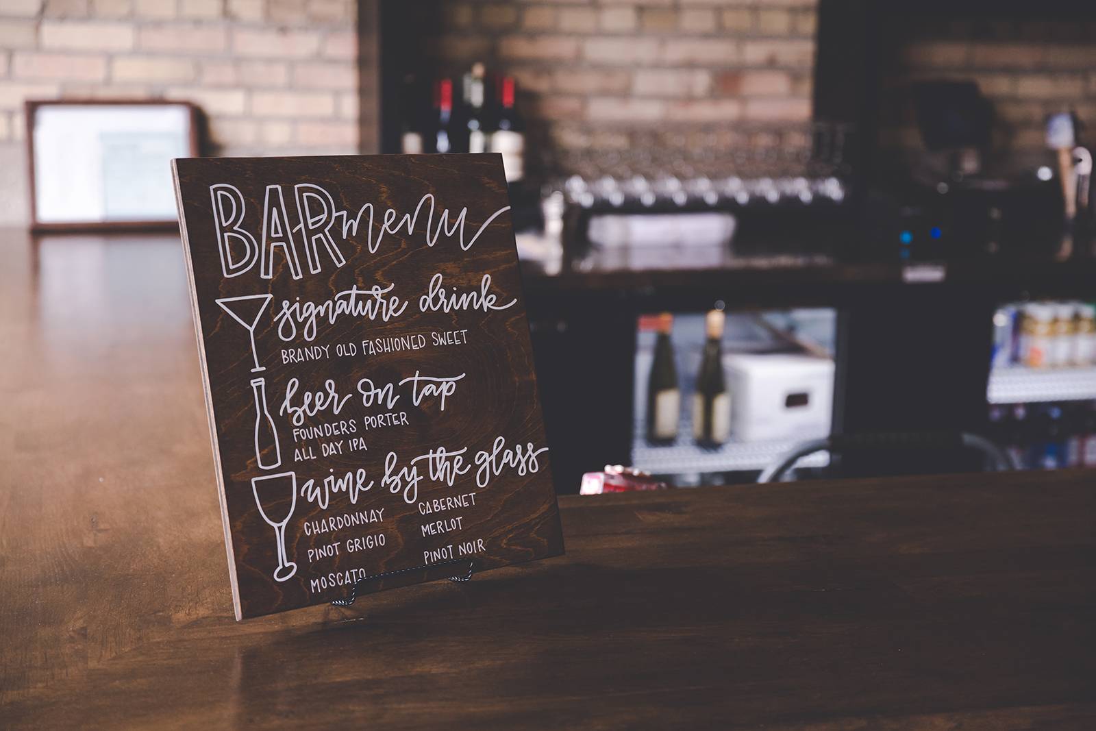 bar sign, bar signage, bar menu sign ideas, wood bar menu,