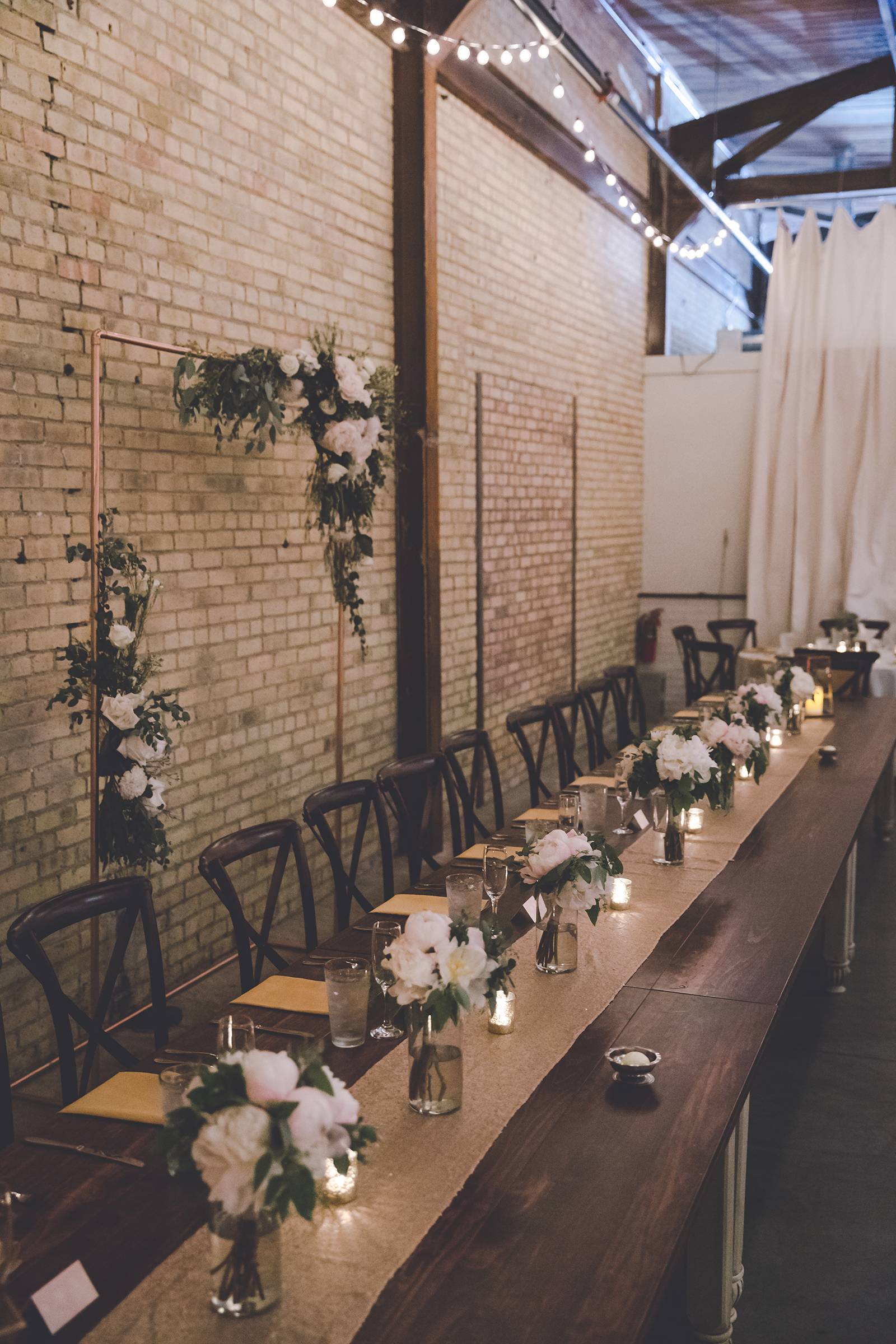 industrial chic wedding, rustic meets industrial chic wedding, industrial warehouse wedding, green b