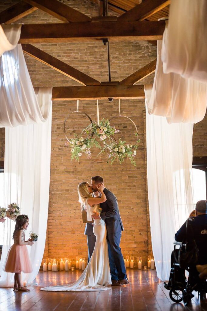 INDUSTRIAL MEETS AIRY ELEGANCE WEDDING AT THE LAGERET | KAYLA + MATT