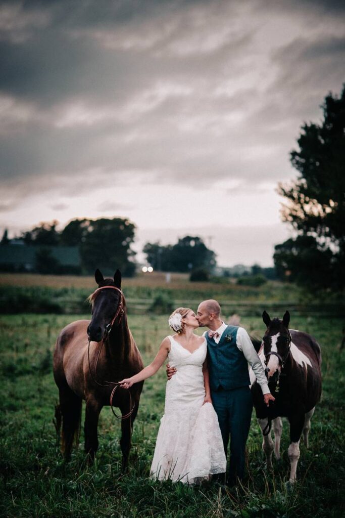 RUSTIC CHIC WISCONSIN FARM WEDDING WITH THE CUTEST KANGAROO | ASHLEY + TODD
