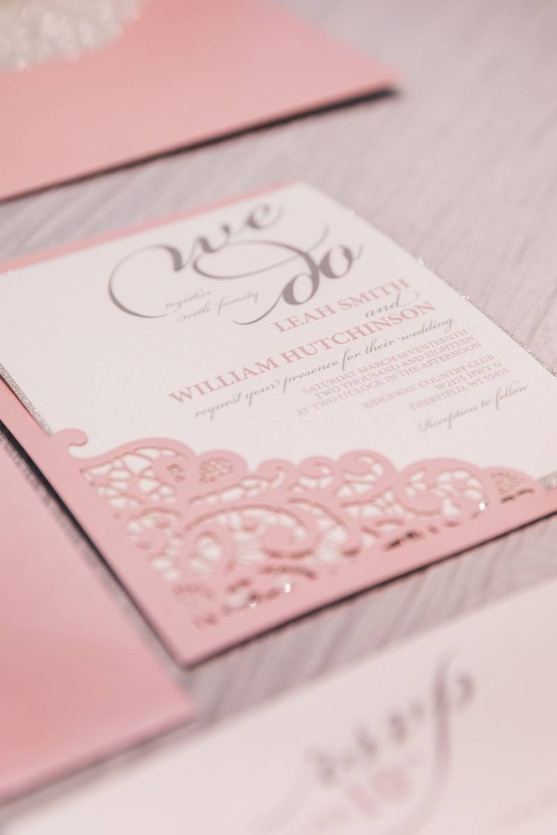 blush pink invitation, invitations, invite, invites