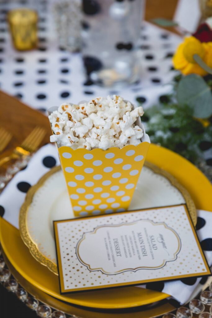 COLORFUL BLOOMS INFUSED WITH POLKA DOTS IN THIS WEDDING INSPIRATION SCAPE