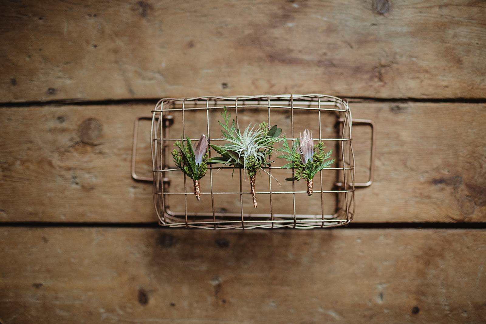 greenery boutonnieres, wedding floral