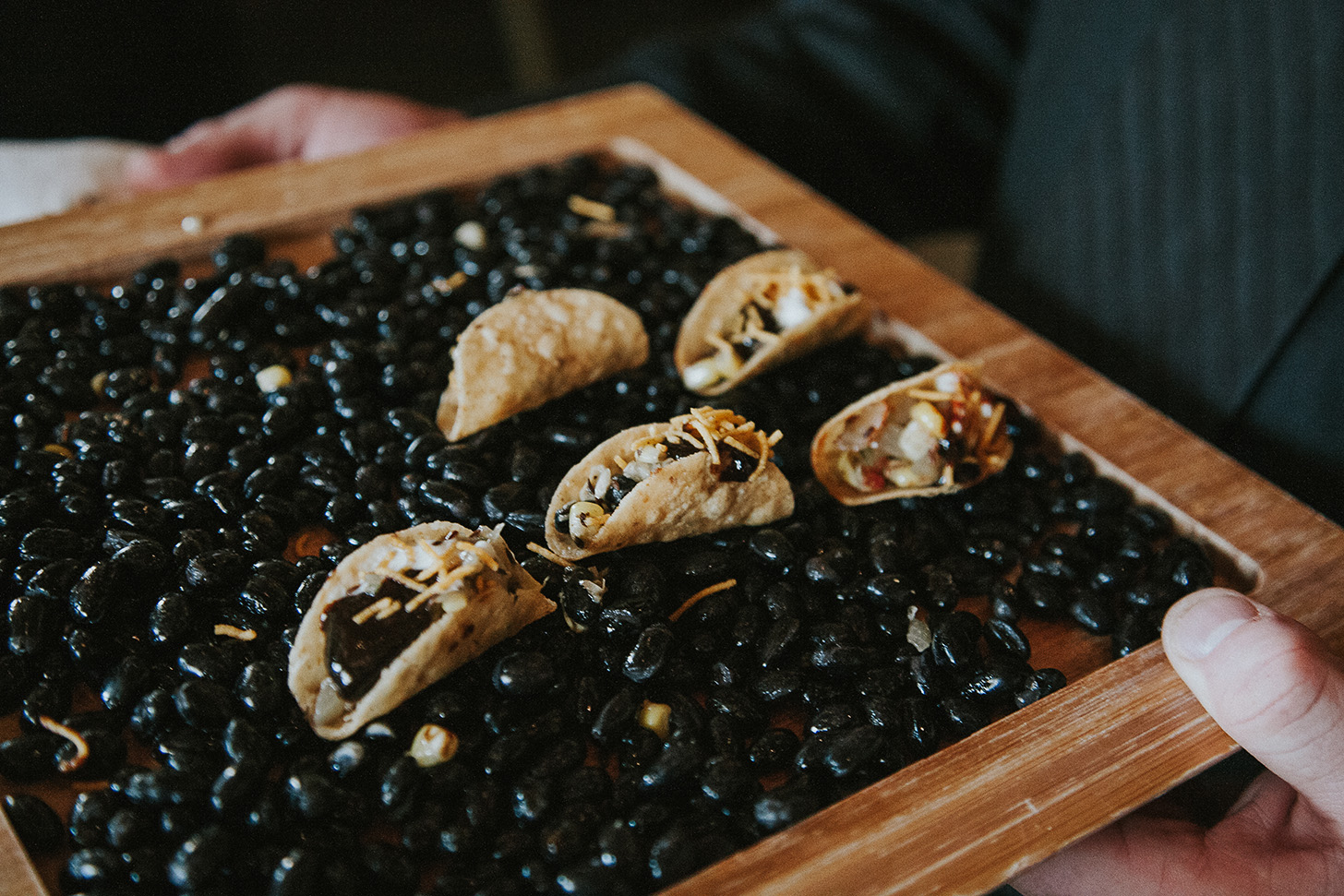 mini tacos, wedding catering food ideas