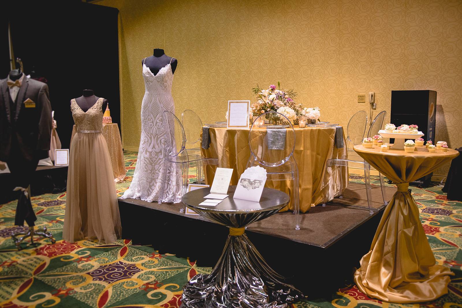 ghost chairs, dusty orange tangerine wedding  reception ideas