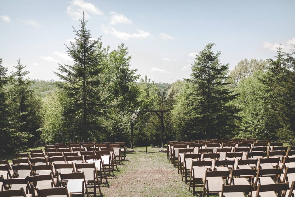 GARDEN PARTY WEDDING IN THE WOODS | ASHLEY + DREW