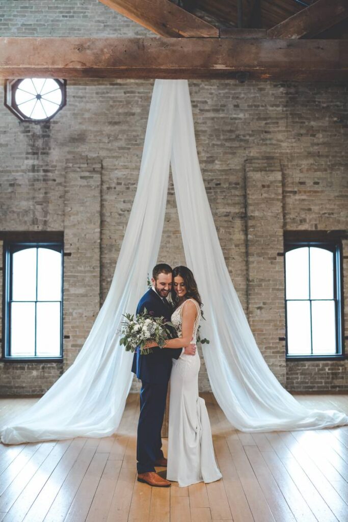 INDUSTRIAL CHIC ROMANTIC GRAY WEDDING AT THE LAGERET | LINDSEY + TYLER