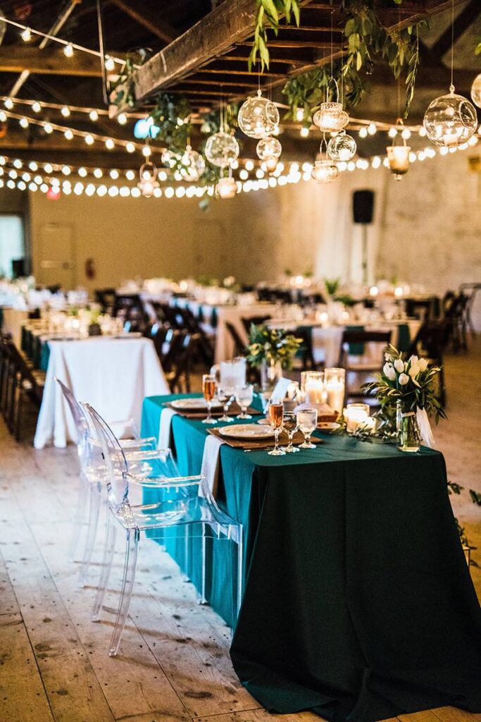 ACRYLIC AND GREENERY ELEMENTS MAKE FOR THIS MODERN AND MINIMALIST MADISON WEDDING | BRE + GRIFFIN
