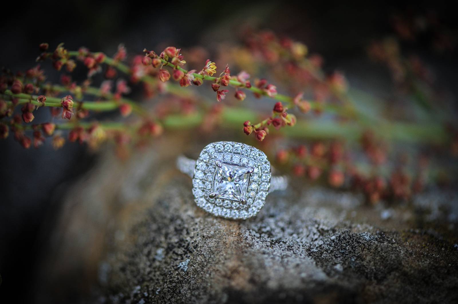 wedding ring, engagement ring