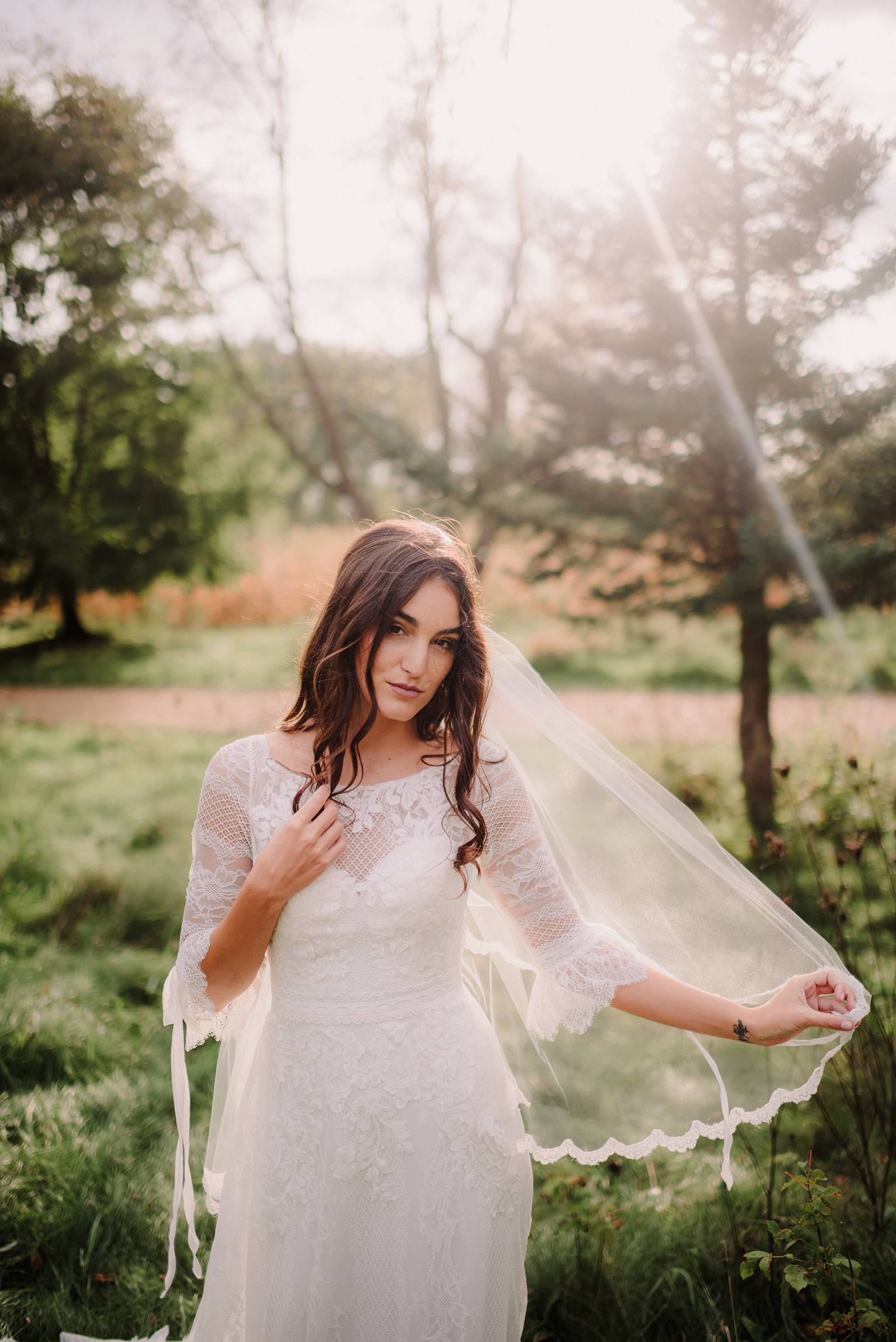 boho wedding gown
