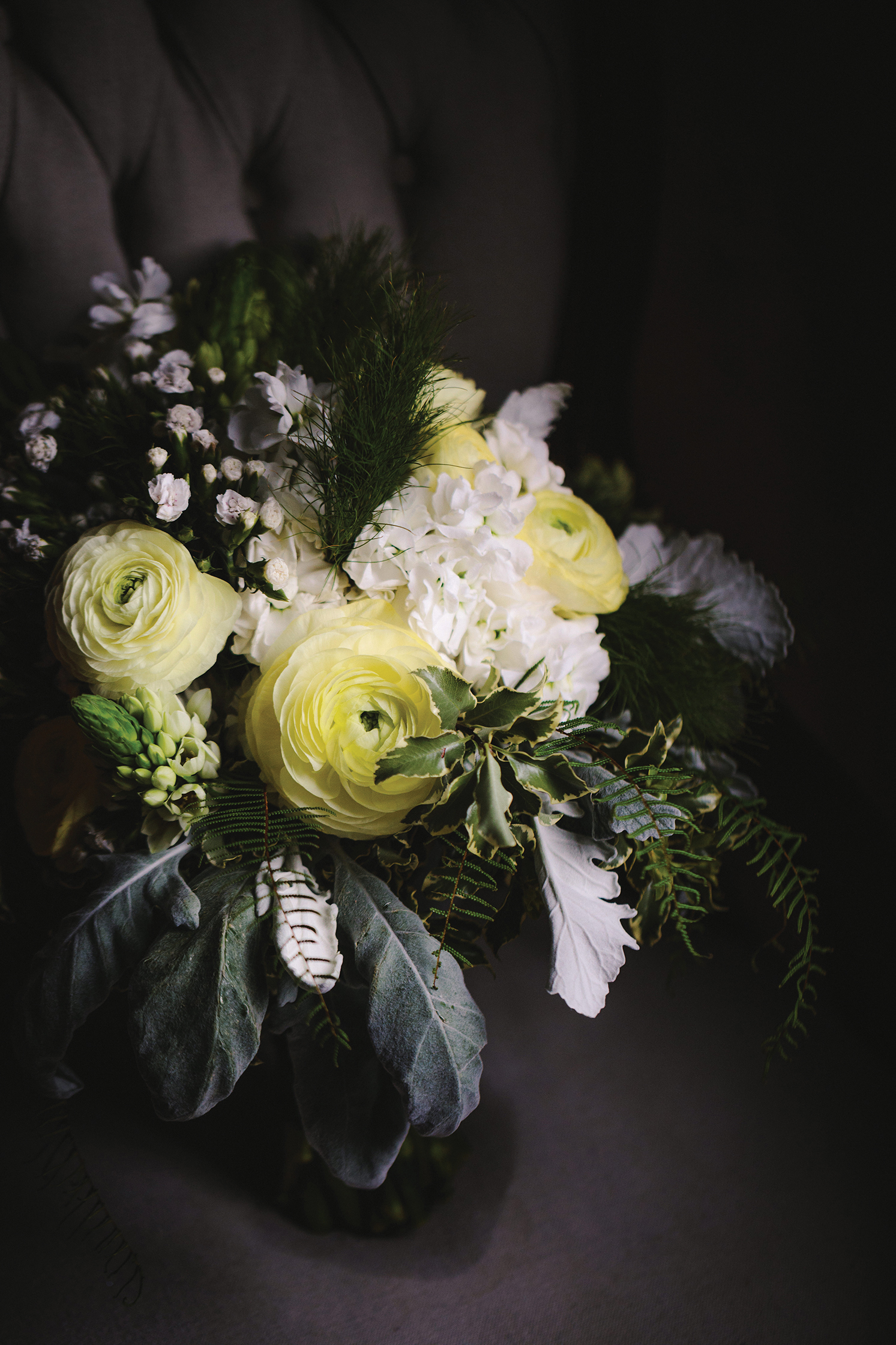 butter yellow wedding bouquet