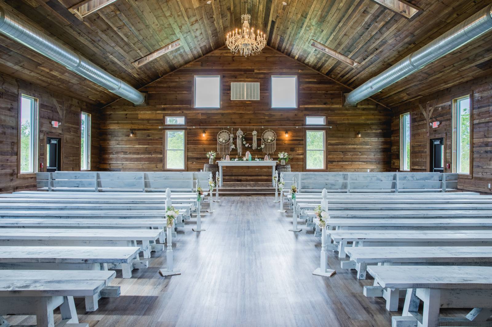 madison barn wedding ceremony