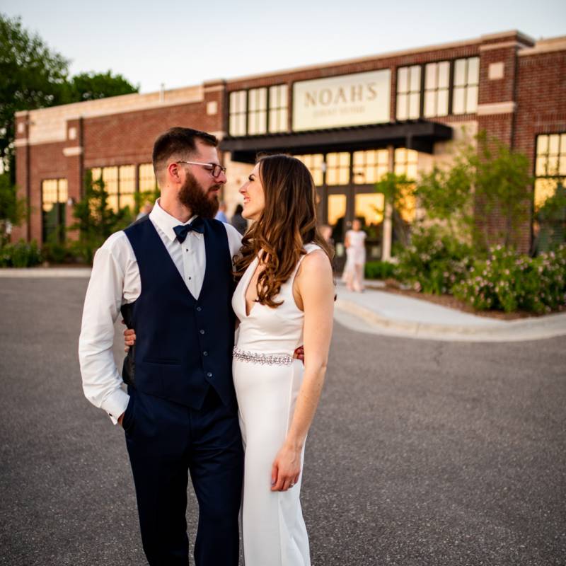 ELEGANT, FUN-FILLED MADISON WEDDING IN DUSTY-BLUE AND METALLIC | COLLEEN + CHASE