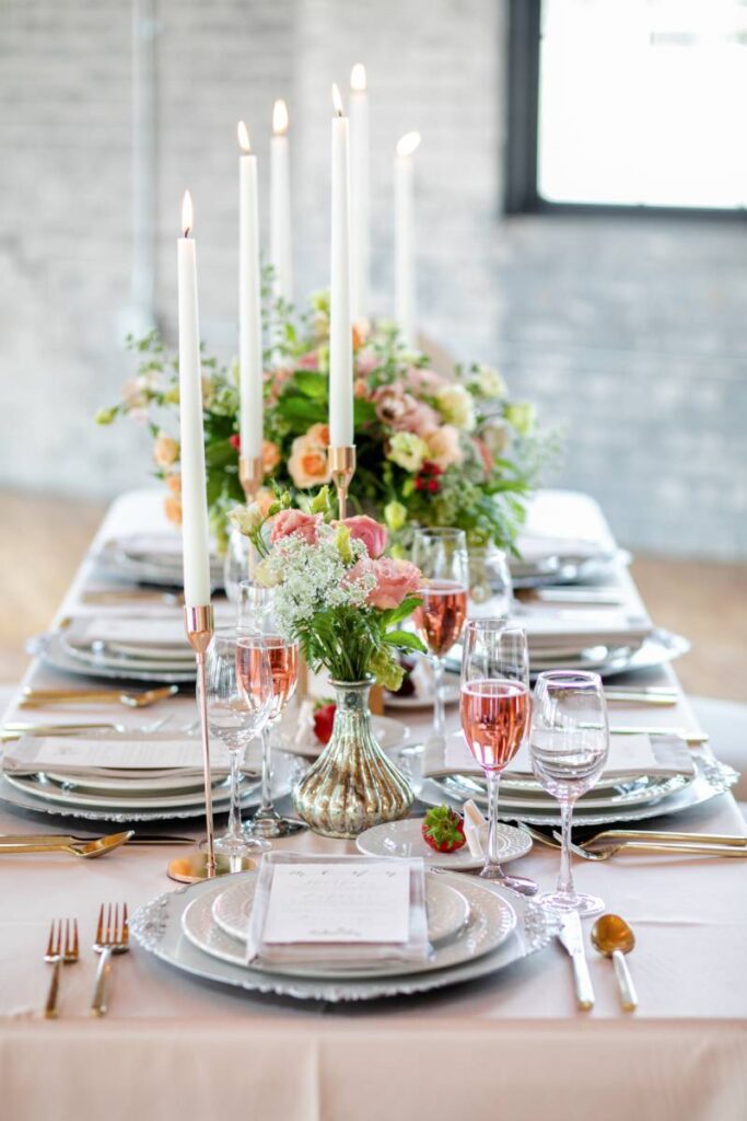 ROMANTIC, SOFT + STRAWBERRY INSPIRED STYLED WEDDING SHOOT | MADISON WEDDING INSPIRATION