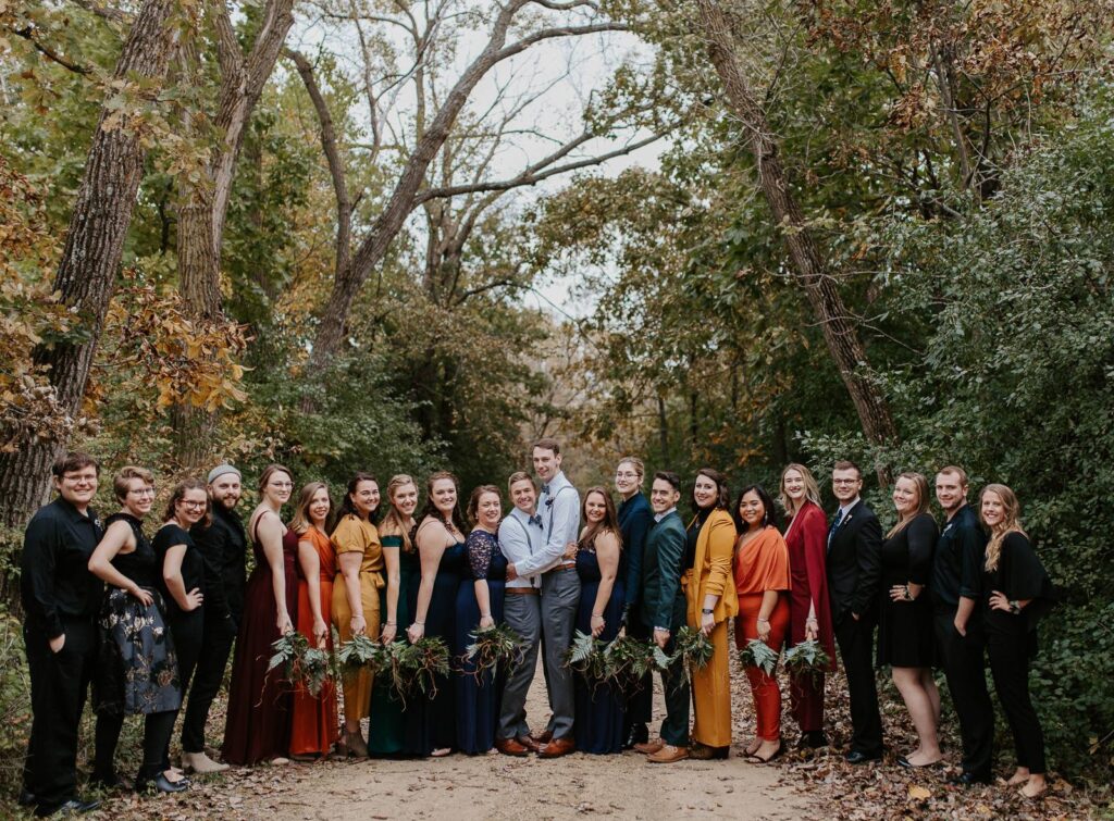 COZY + RUSTIC COLORFUL REAL FALL MADISON WEDDING | DANIEL + JONATHAN