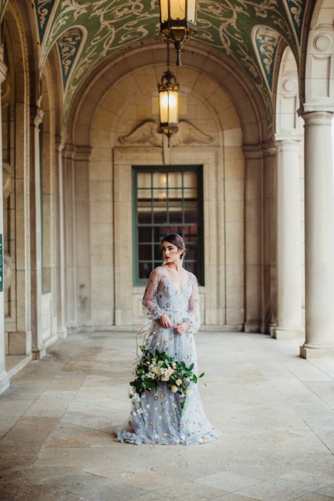 STARRY WHIMSICAL ROMANCE INSPIRED STYLED ELOPEMENT AT MEMORIAL UNION