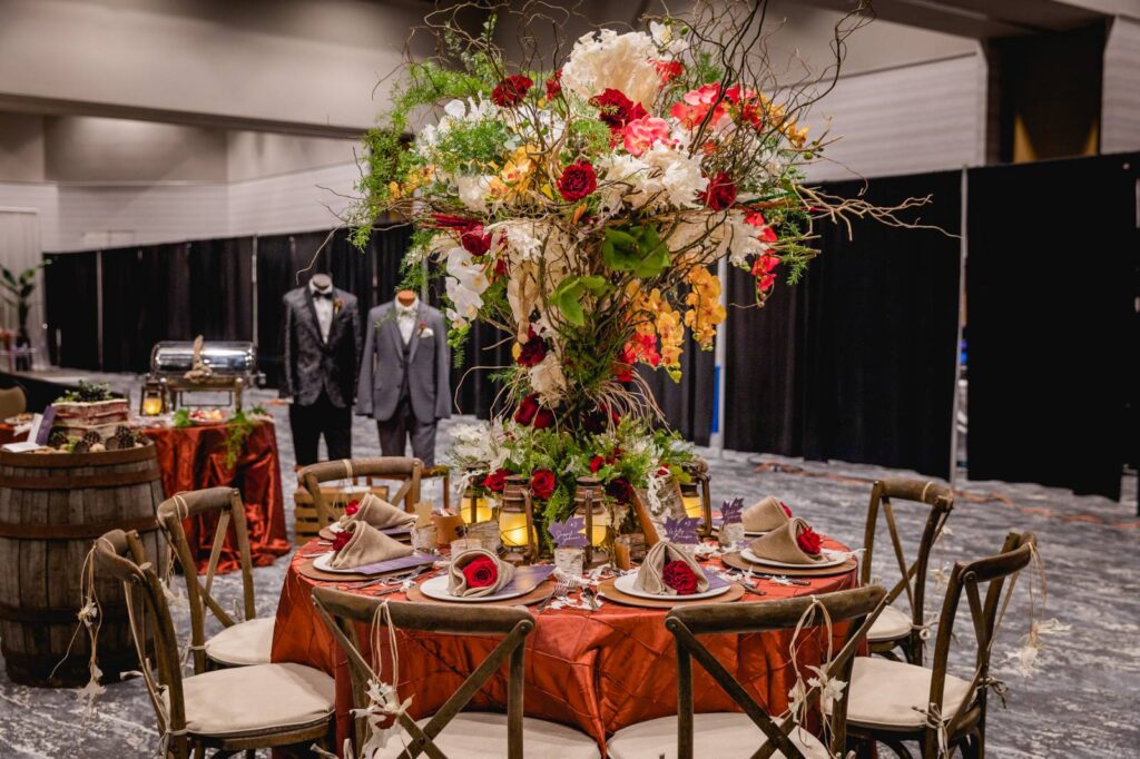 EARTHY + ECLECTIC STYLED WEDDING SCAPE WITH RICH WARM FALL TONES