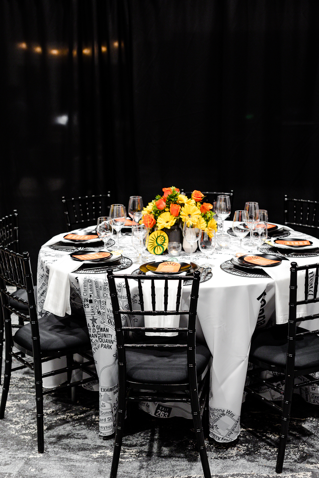 Madison Wisconsin Themed Table Setting