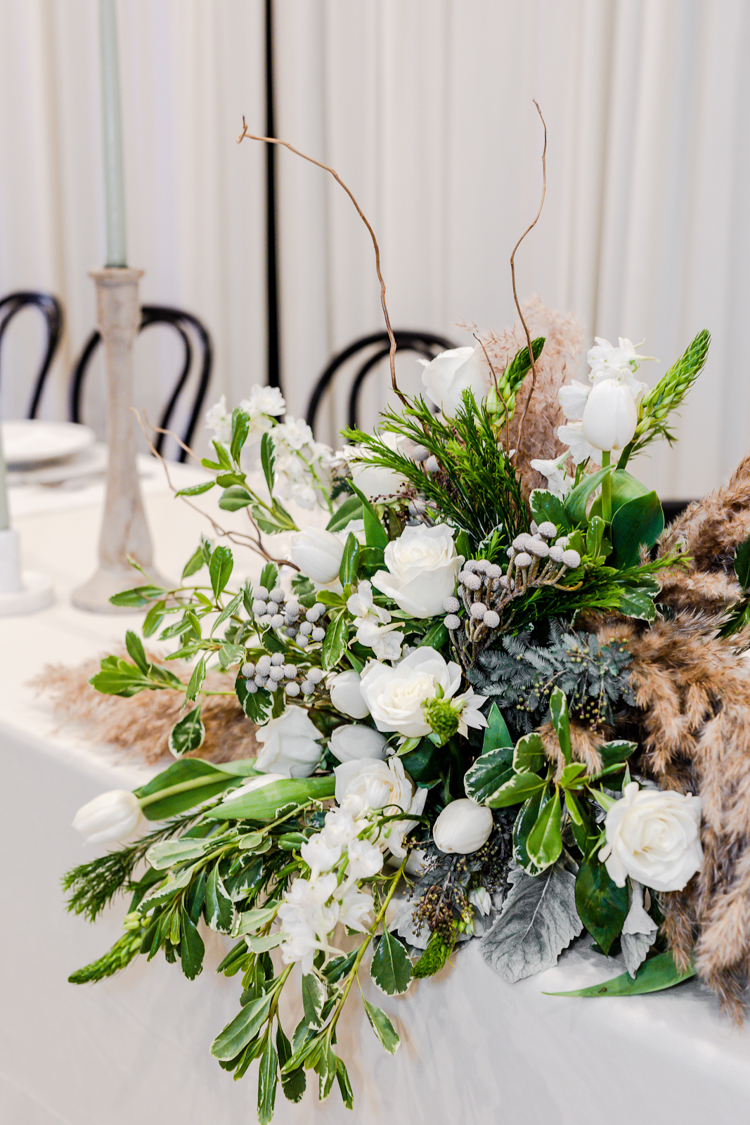 ndustrial Modern  Floral Centerpiece