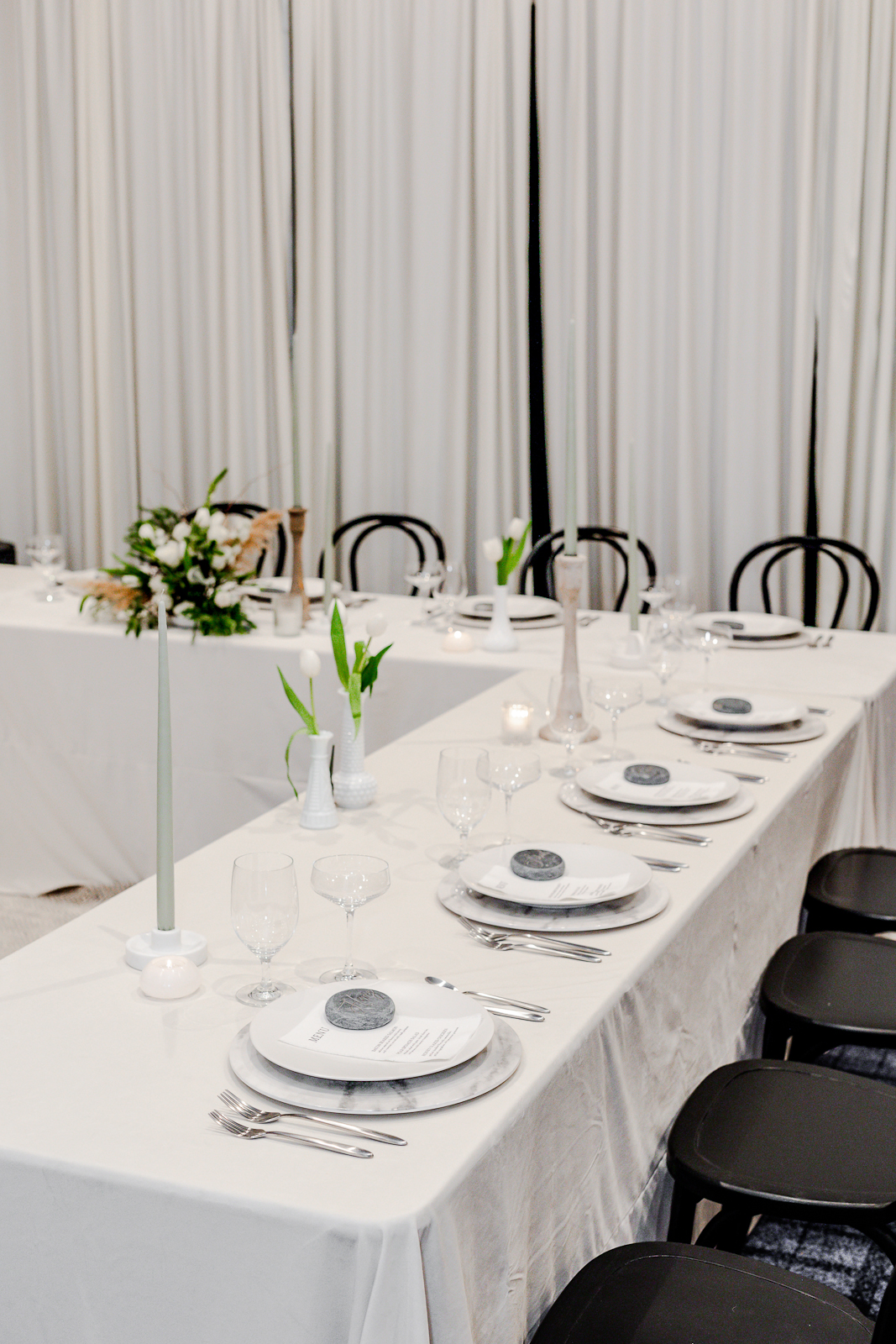 Delicate Industrial Modern  Table Setting