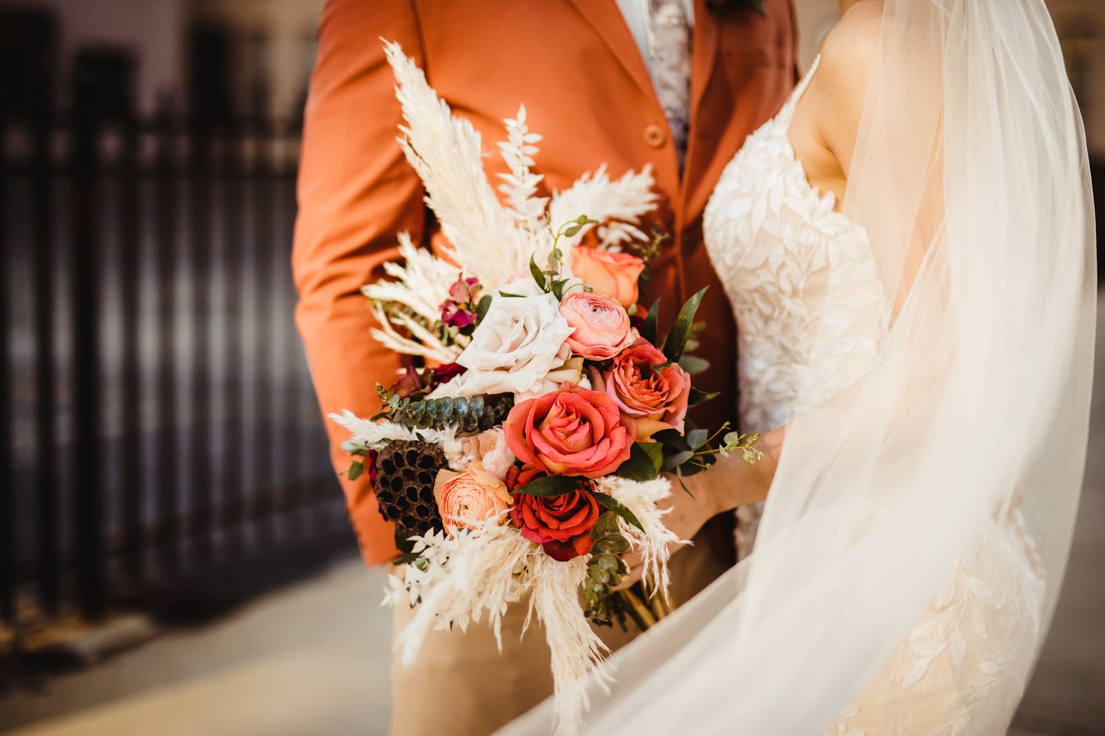 Rust Boho Wedding Bouquet