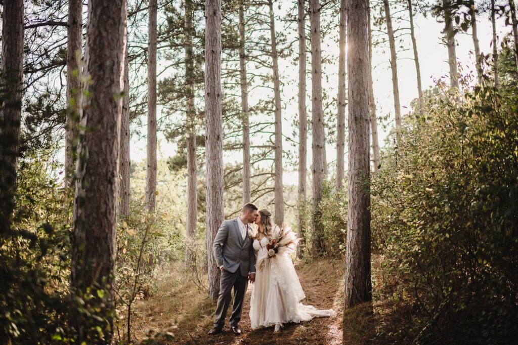 ENCHANTING WOODLAND BOHO-INSPIRED WEDDING AT CARIBOU BAY RETREAT | DEMI + LUKAS