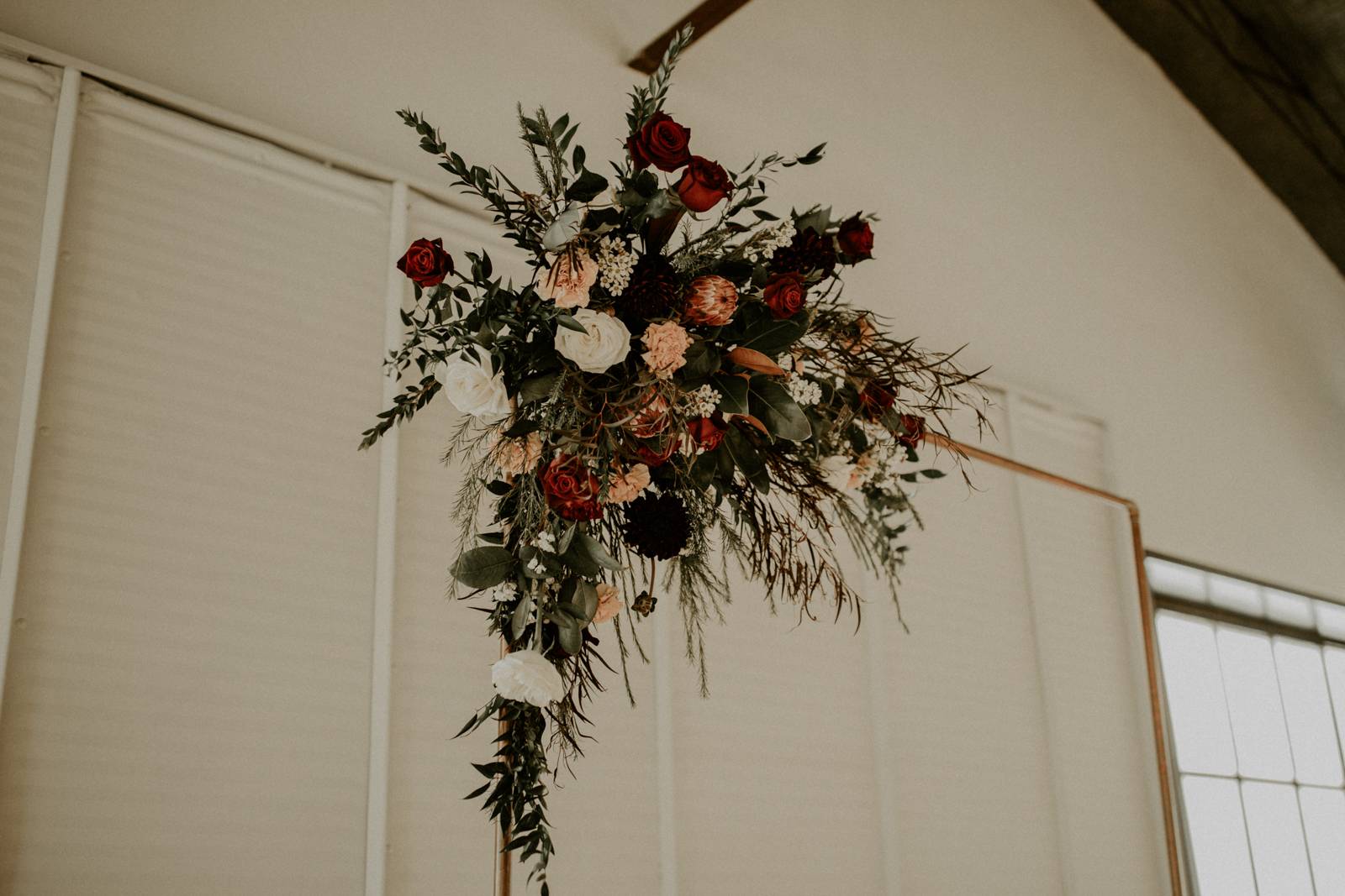 Rustic Whimsical Modern Arch Arrangement