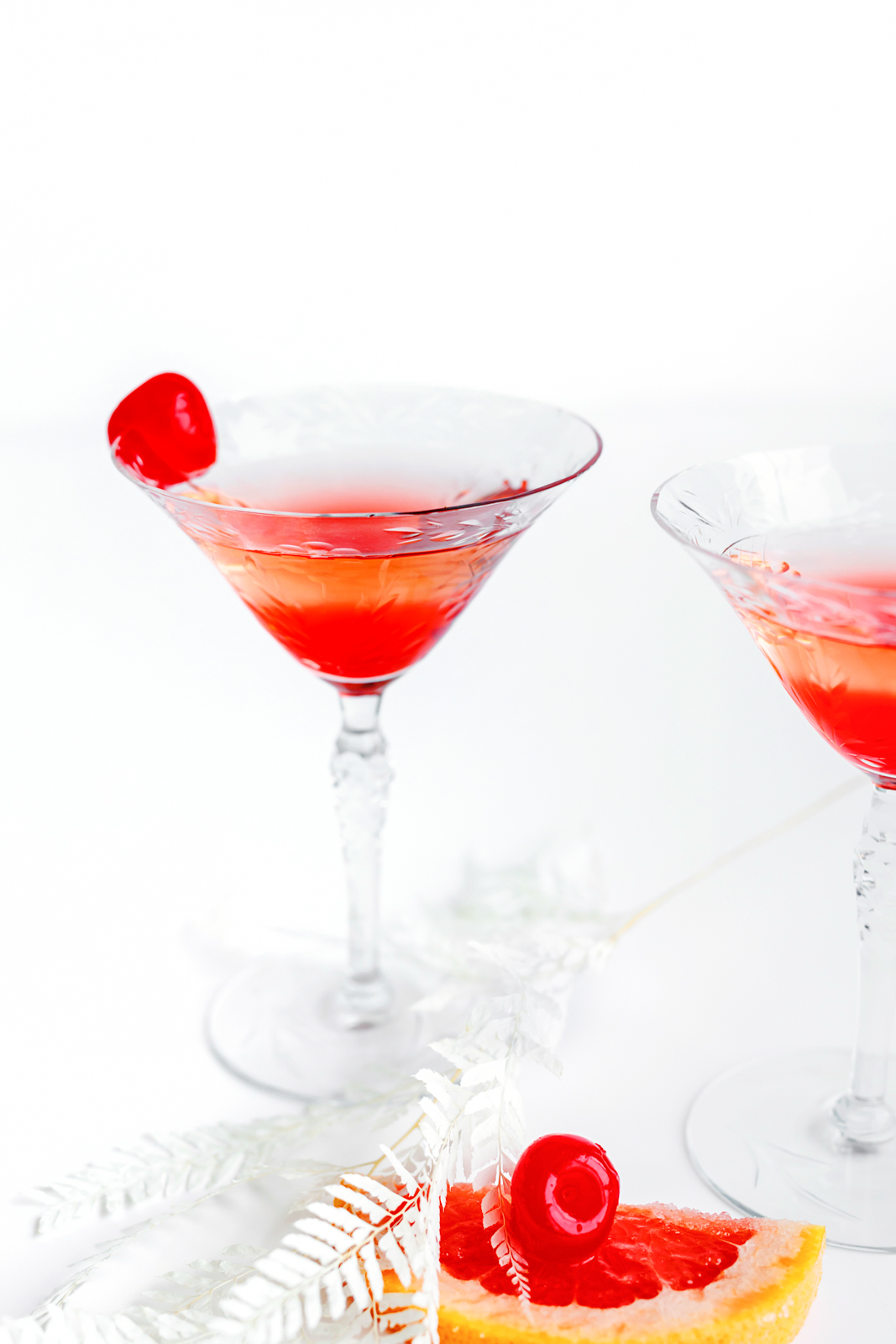 Sparkling Peach Sunrise Mocktail