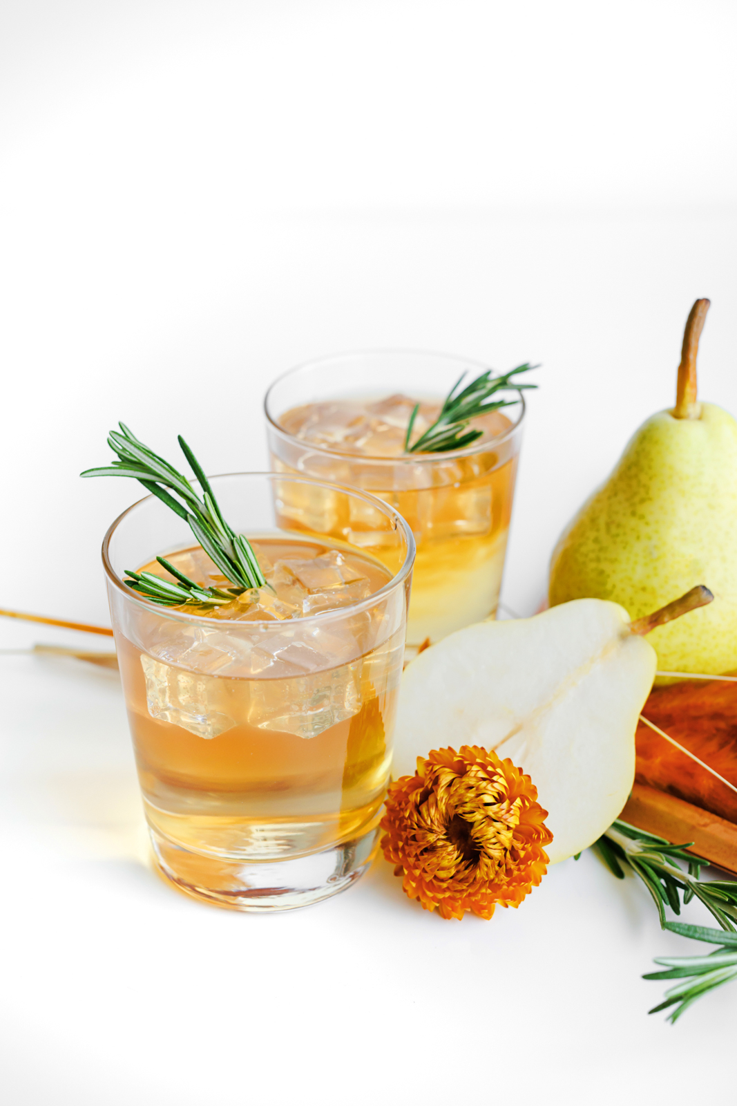 Rosemary Pear Mocktail