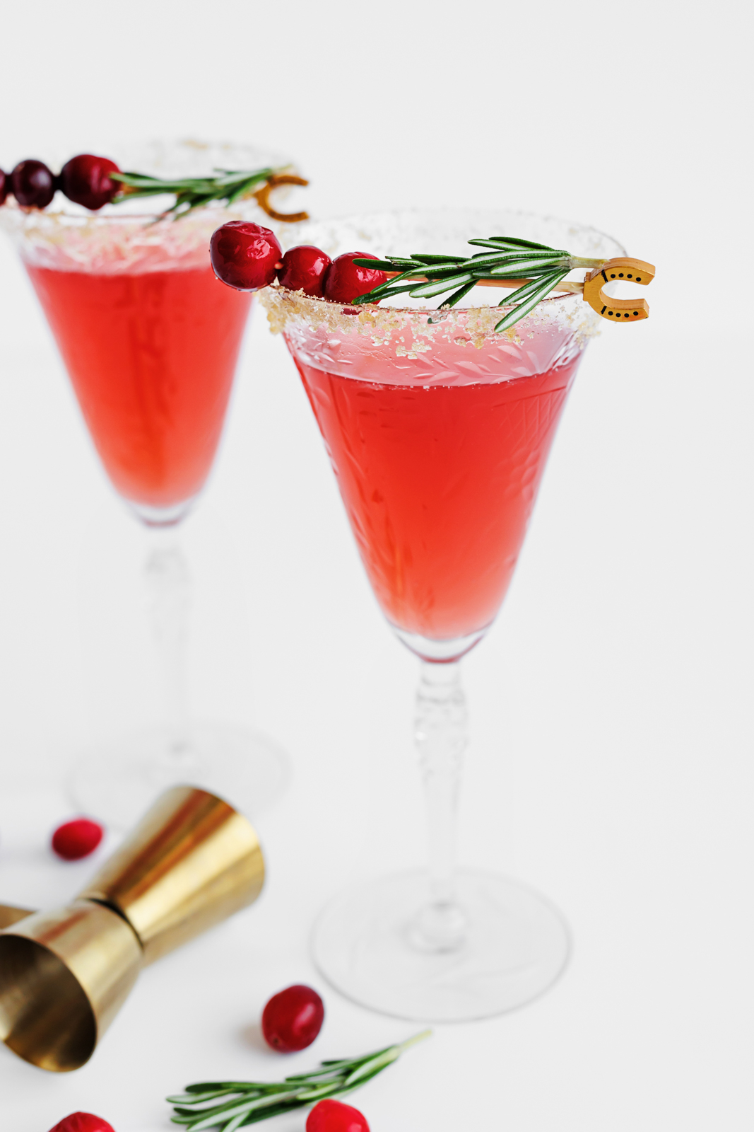 Cranberry Ginger Sparkling Mocktail