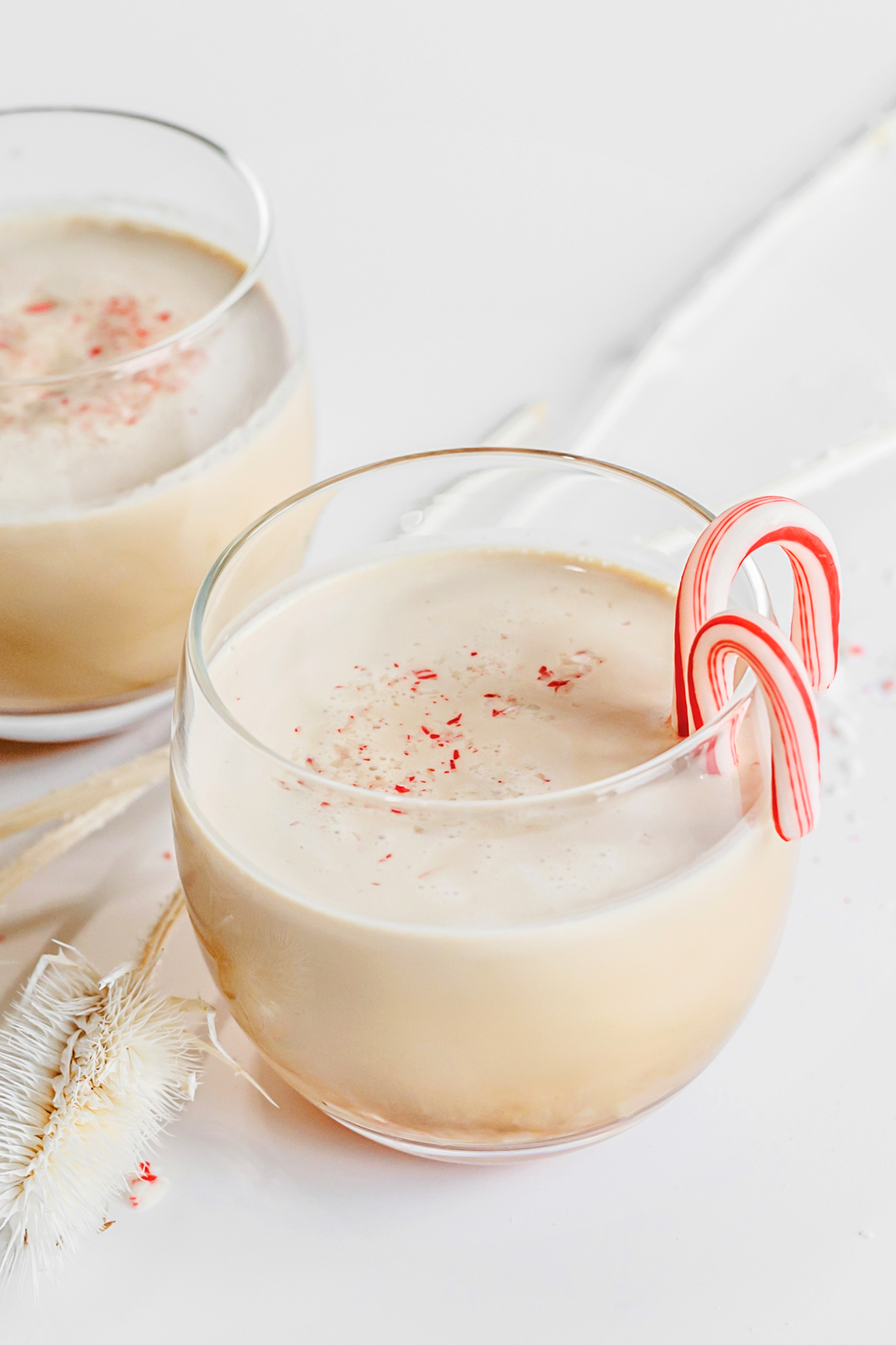 Peppermint White Russian Mocktail