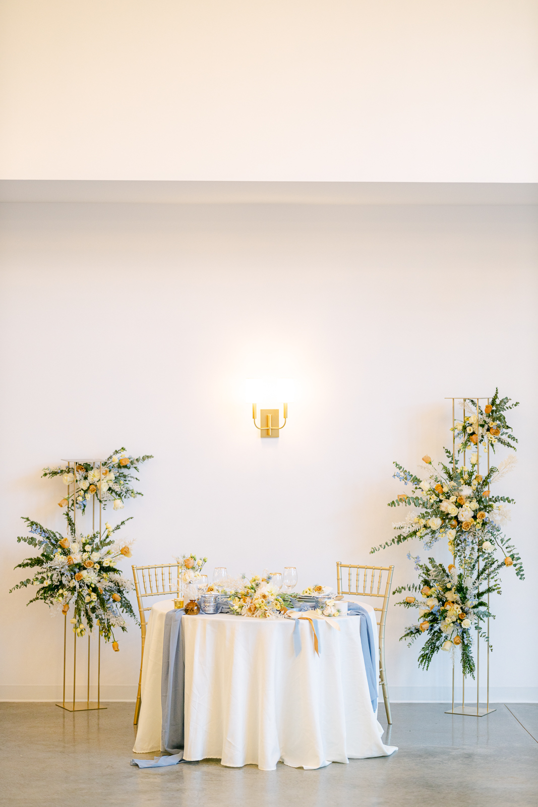 Modern Romantic Sweetheart Table