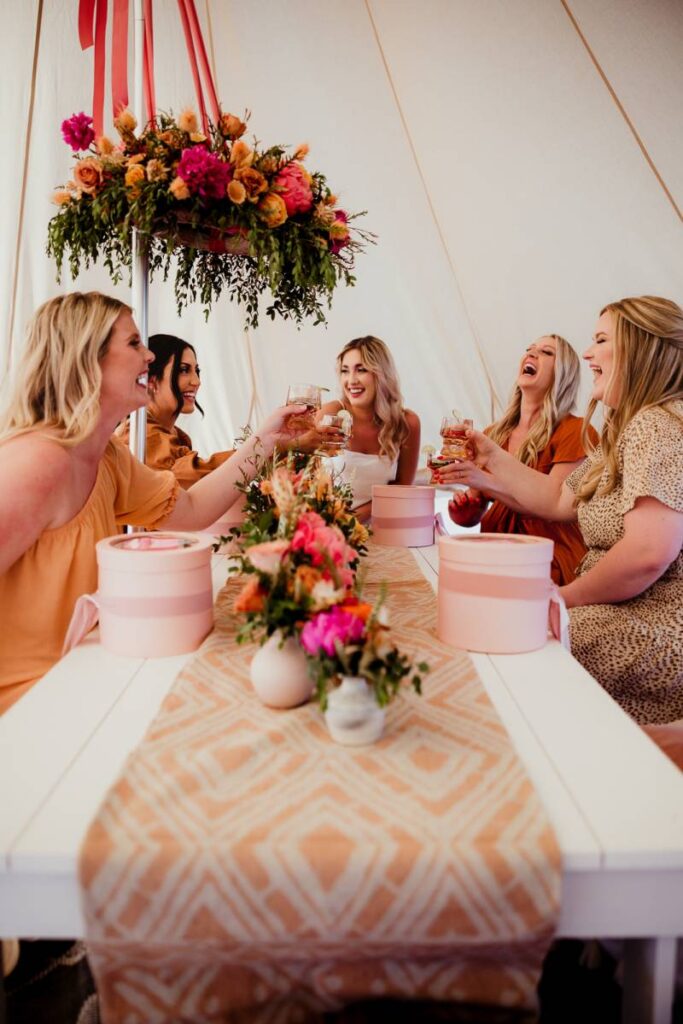 FUN IN THE SUN LAKESIDE BRIDESMAID PROPOSAL PARTY INSPIRATION IN MADISON, WISCONSIN