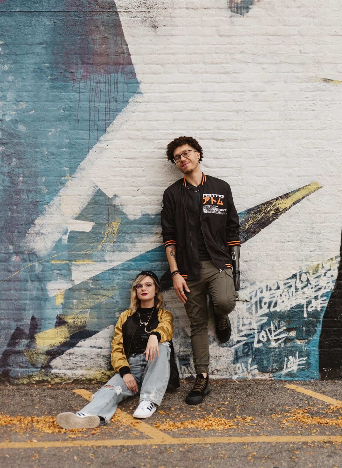 Cool Edgy Engagement Photo