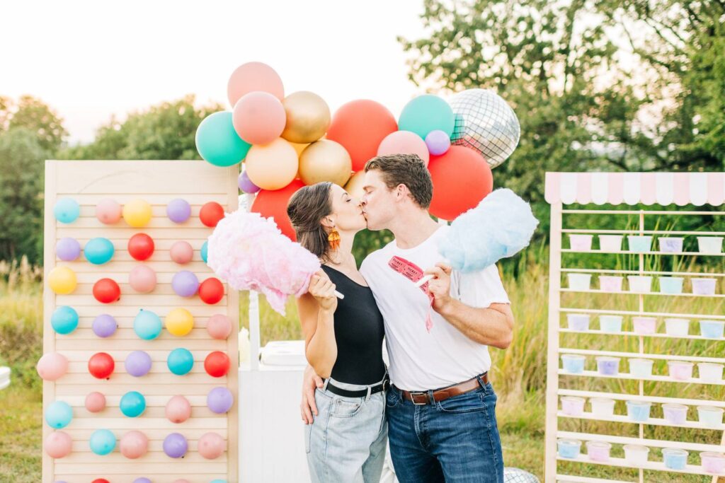 A QUIRKY + COLORFUL RETRO-INSPIRED SUMMER CARNIVAL ELOPEMENT