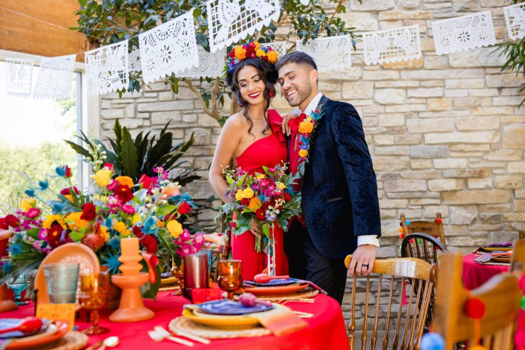 A VIBRANT FRIDA KAHLO-INSPIRED WEDDING DESIGN WITH COLORFUL + CREATIVE CULTURAL DETAILS AT OLBRICH BOTANICAL GARDENS IN MADISON, WISCONSIN