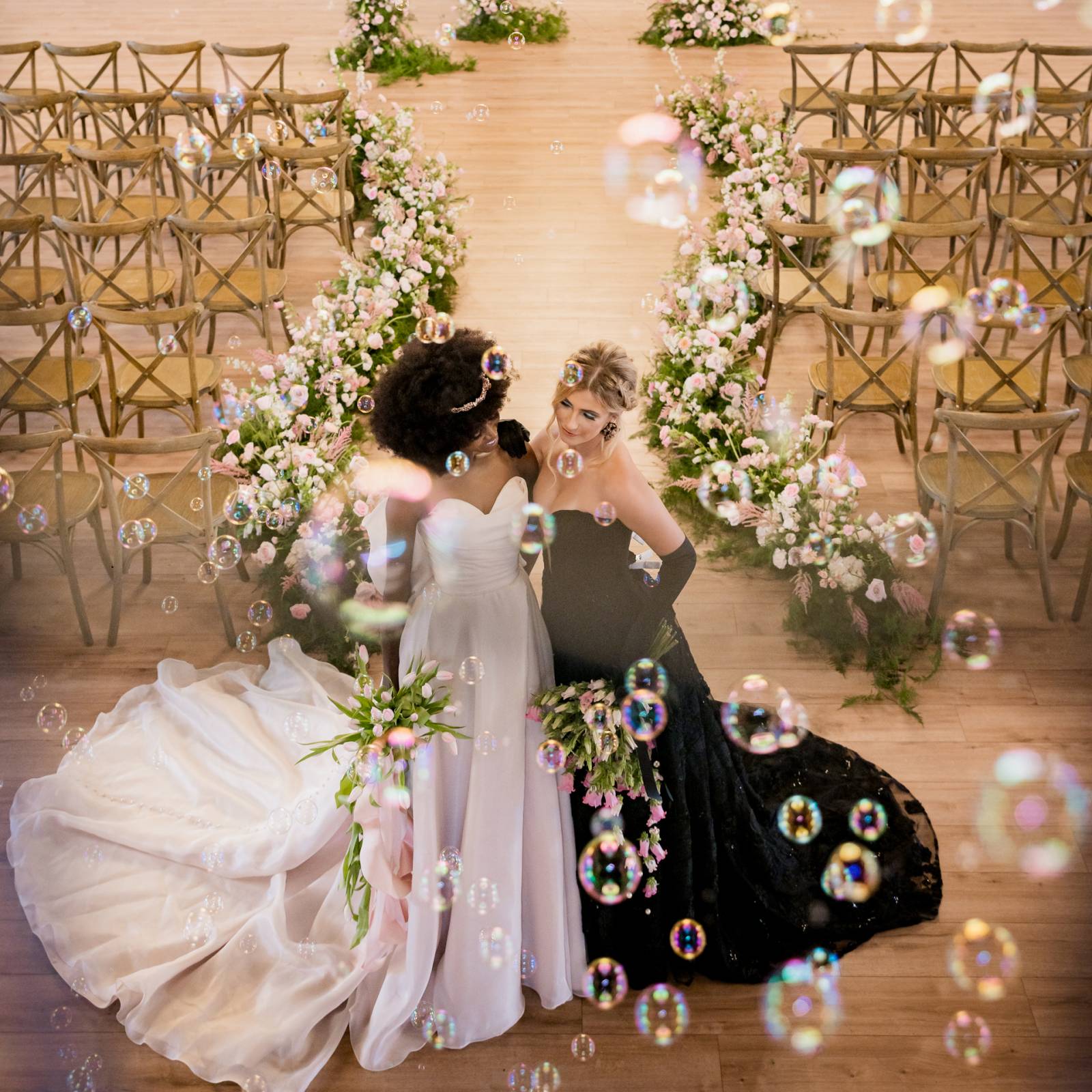 Bewitching & Bubbly: A Wicked-Inspired Wedding Editorial at 10 South