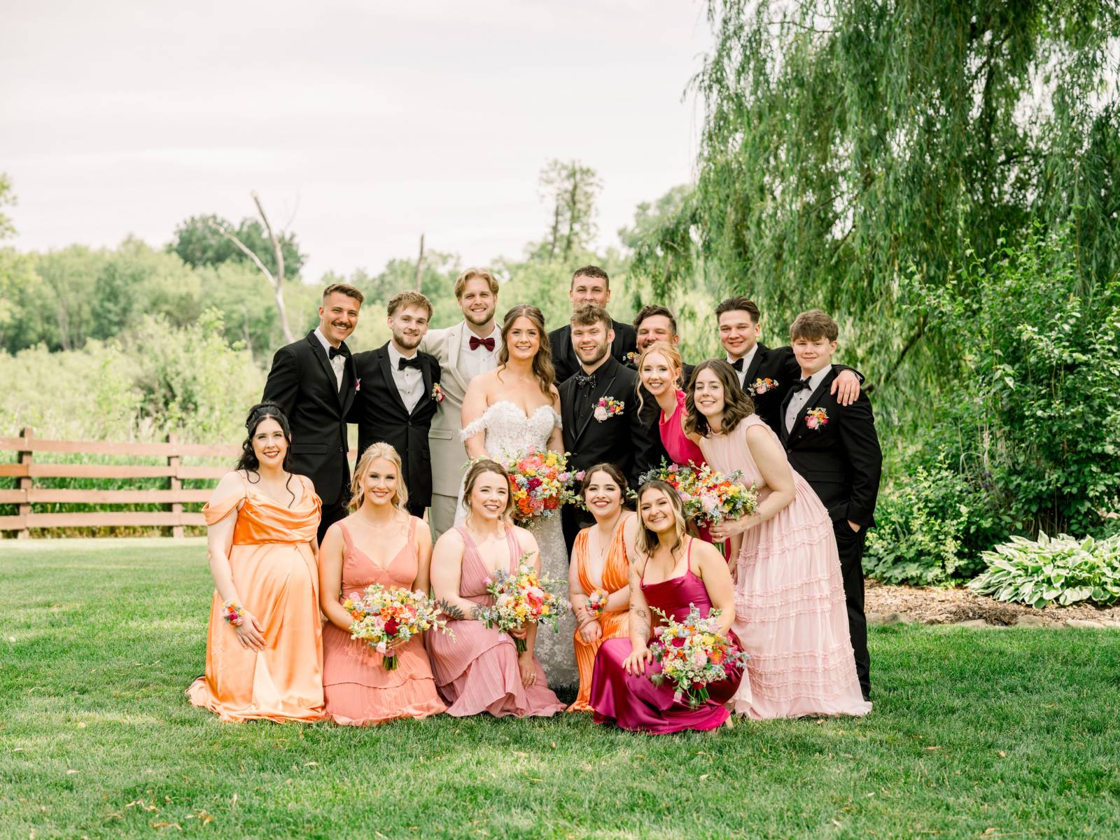 Tied by Fate: Jenna & Cam's Fresh, Floral-Filled Wedding at Harvest Moon Pond