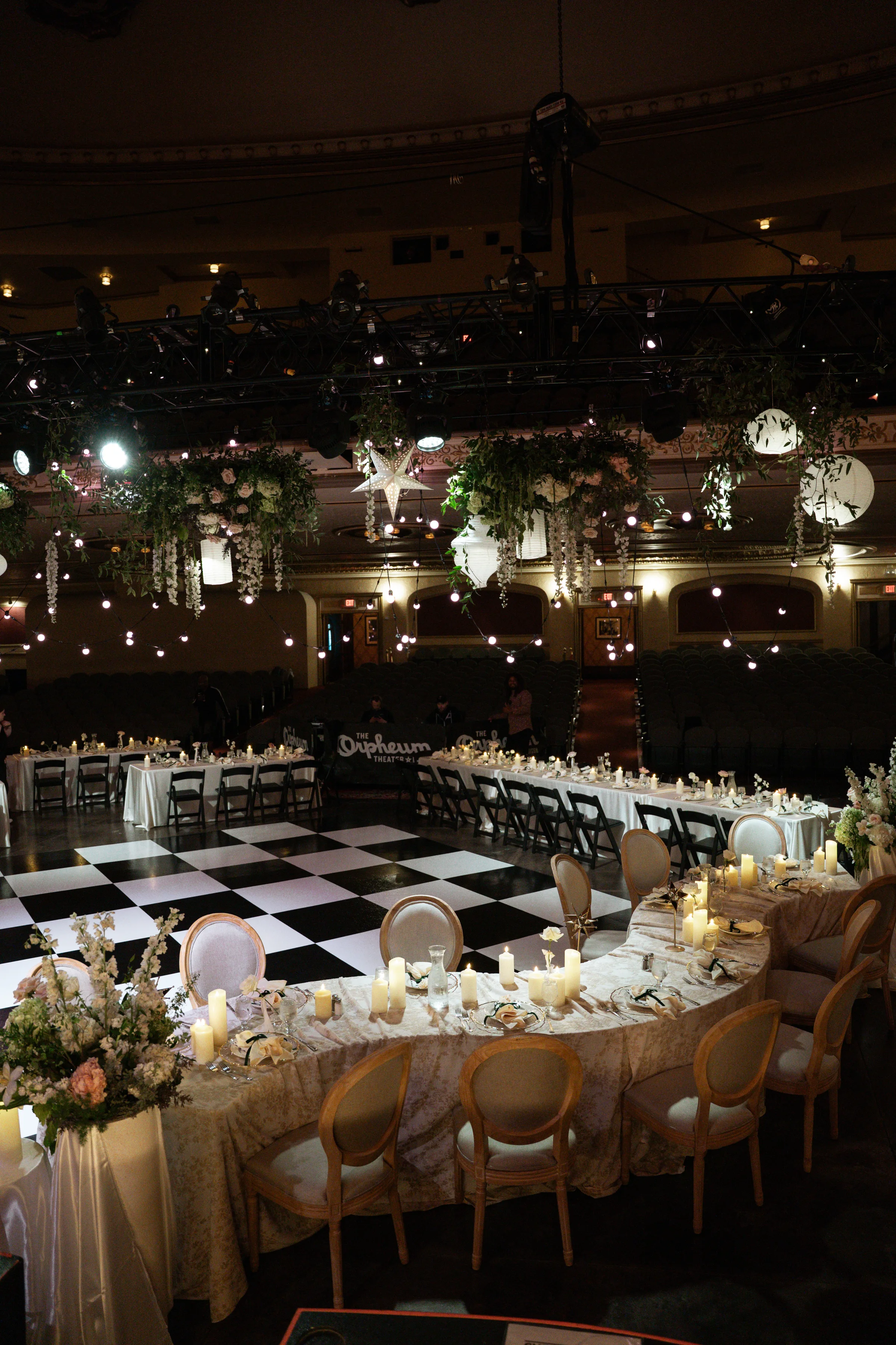 Arianna & John’s Celestial, Candlelit Wedding at the Orpheum Theatre in Downtown Madison