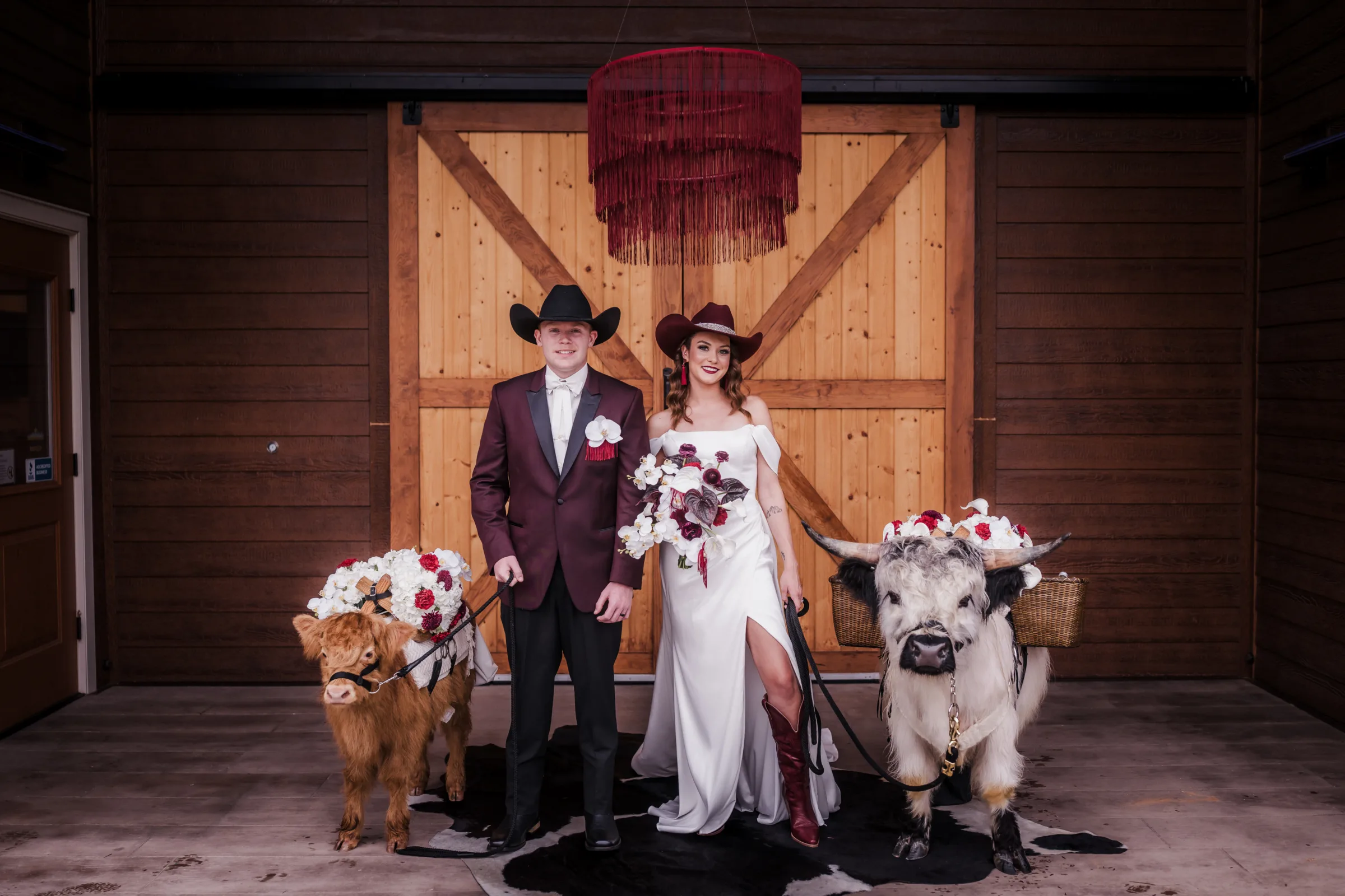 Modern Cowboy Wedding Inspiration at Barnwood Events in Madison, Wisconsin