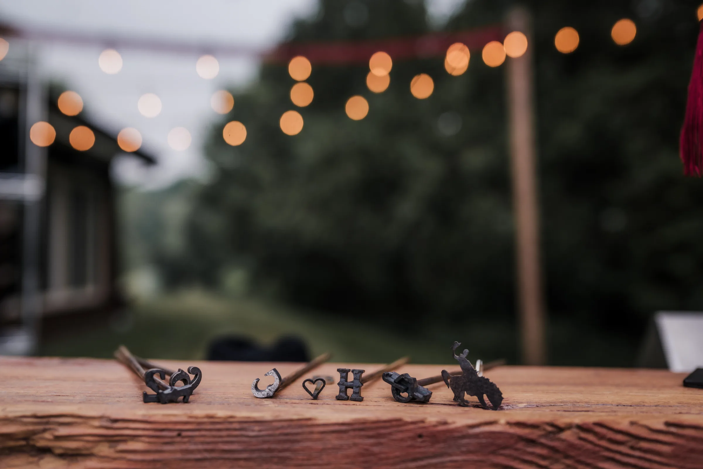 a detail photo showing hat branding options from Hangman Hats
